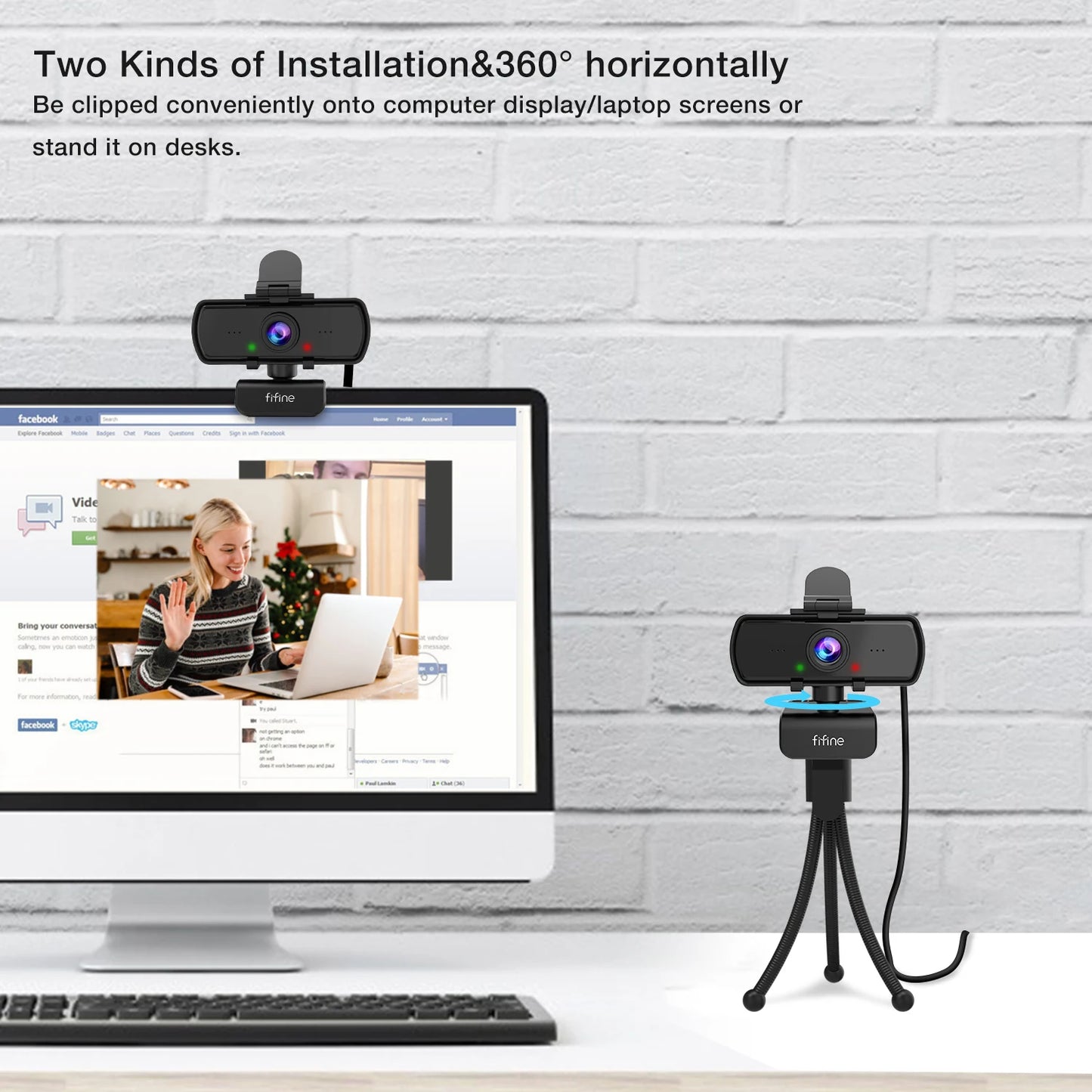 Microphone With Webcam