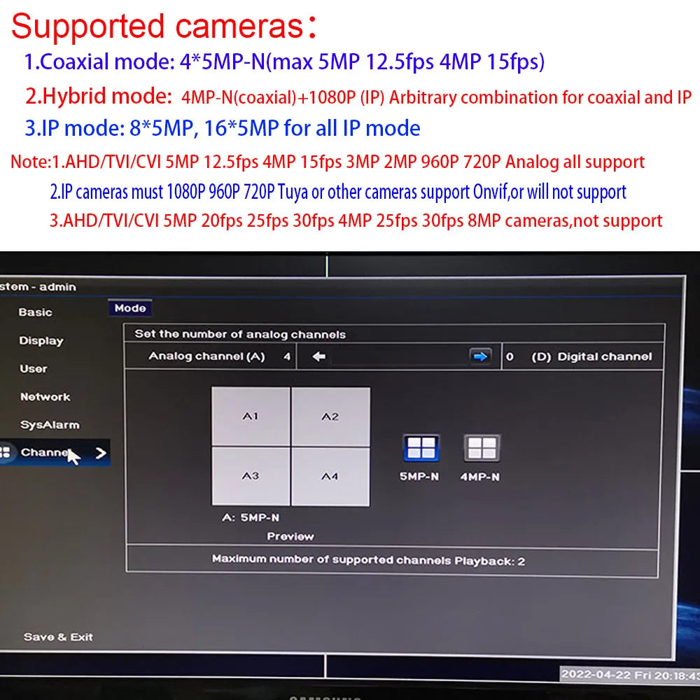 DVR Hybrid Security System