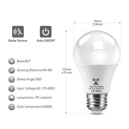 12W LED Light Bulb